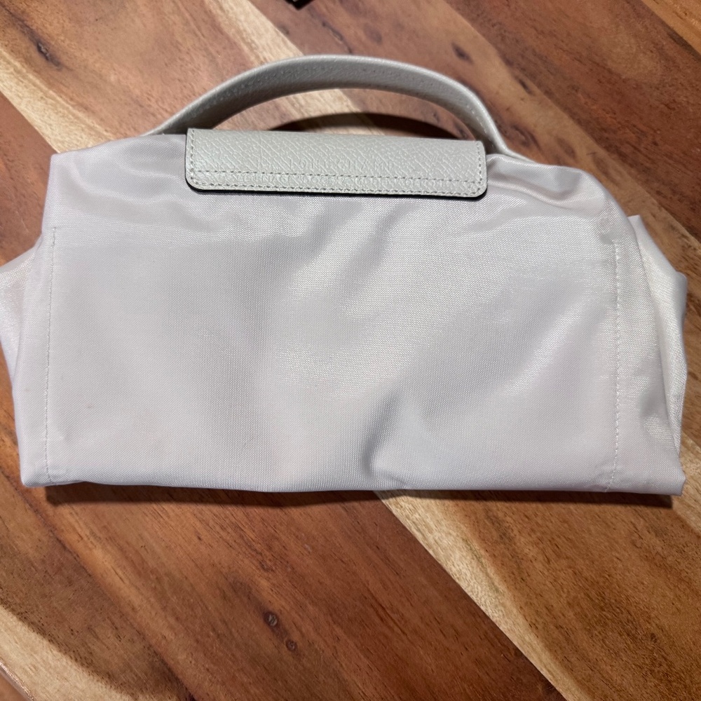 Longchamp La Pilage Tote- beige embroidered logo - Picture 2 of 8